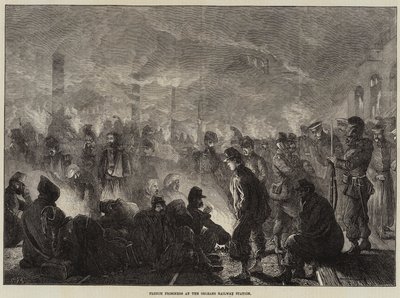 オルレアン駅でフランスの囚人 作： Charles J. Staniland